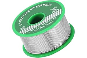 0.8mm Solder Wire, Lead Free Solder Sn99.3Cu0.7, Rosin Core Solder Wire for Electrical Soldering, Repairing Household applian