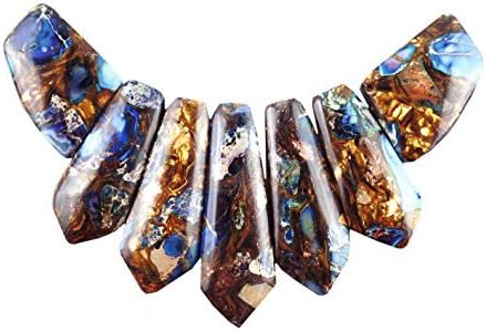 JCGJ Semi Precious Stones, Healing Jasper Stone Pendants for Jewelry Making