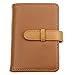 DKER PU Leather Credit Card Holder with 26 Card Slots - Book Style - Size 4.2 X 3 X 0.7 Inches (Khaki)