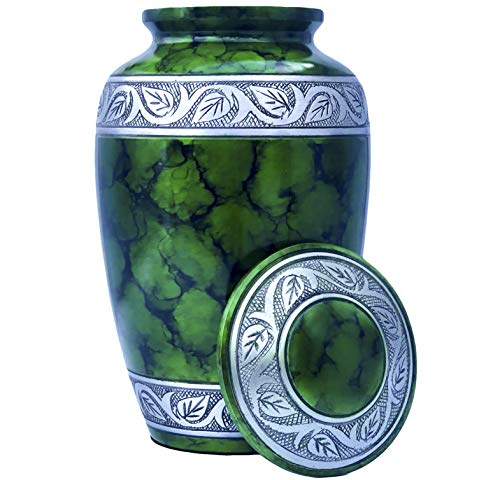 Eternal Harmony Cremation Urn for Human Ashes | Funeral Urn Carefully Handcrafted with Elegant Finishes to Honor and Remember Your Loved One | Adult Urn Large Size with Beautiful Velvet Bag - Thumbnail 6