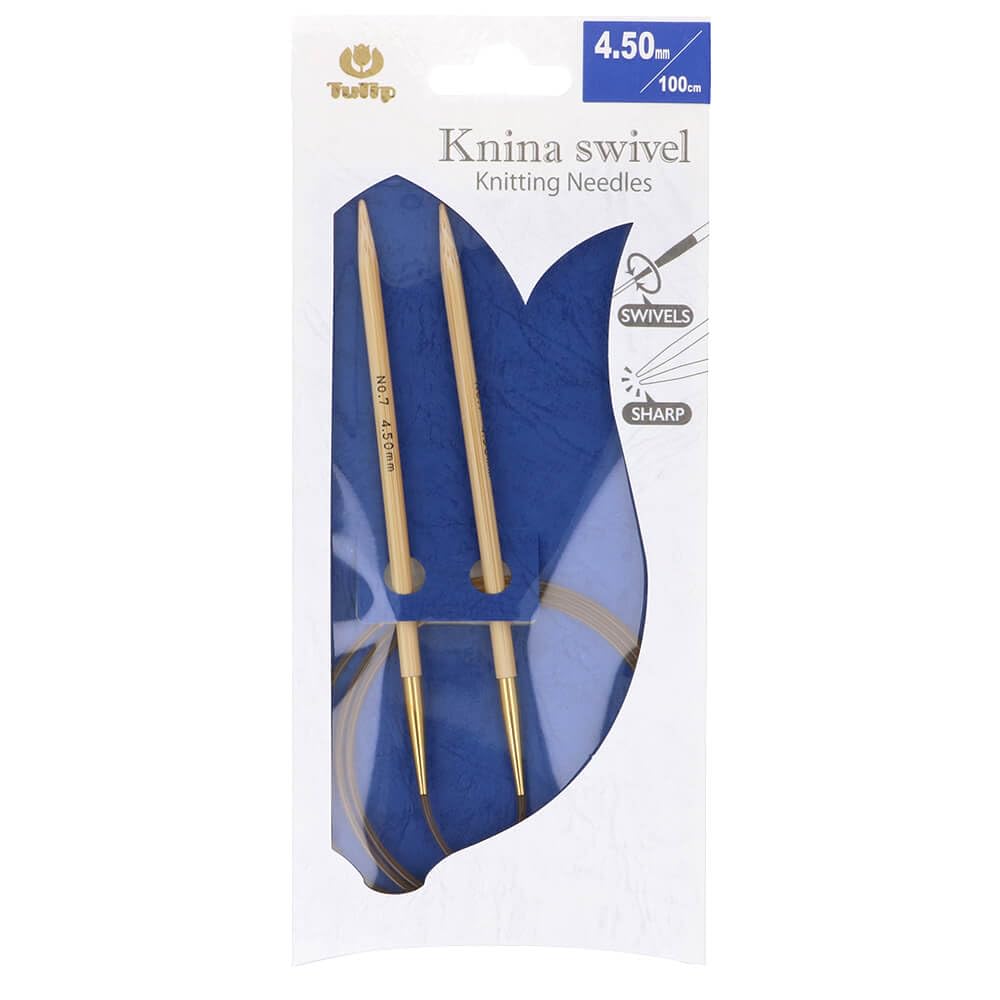Tulip Knina Swivel Circular Needle 100 cm 4.5 mm - 1 piece