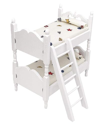 Doll House Fresh Flower Cluster Mini Furniture Bunk Bed Mini Bed