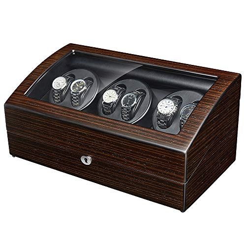 JQUEEN Automatic Watch Winder Luxury Storage Case 6+7