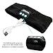 Bluetooth Music Sports Headband - Lavince Wireless Bluetooth Stereo Headband Headphones Headset Earbuds for Sport Running Yoga Sleeping Black