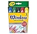 Crayola Washable Window Crayons - 5-count