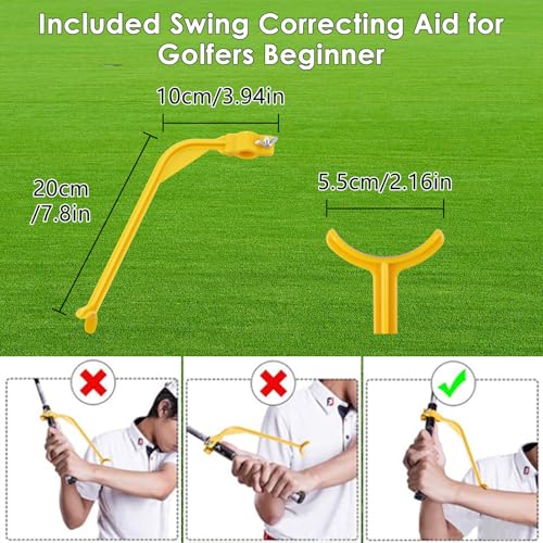 TTCBSPORTS Golf Practice Net 10x7ft for Garden, Golf Hitting Net for Backyard Driving, Chipping Nets and Mat Indoor/Outdoor - GolfNet Simulator for Home, Gift for Men/Dad