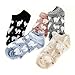 CheeseandU 5Pcs Women Girls Cute Cartoon Alpaca Ankle Socks Llama Cotton Socks Gift for Girls
