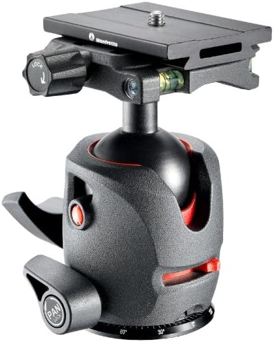Manfrotto MH054M0-Q6 054 Magnesium Ball Head with Q6 Top Lock Quick Release (Black)