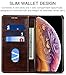 iPhone XS Max Case, SINIANL Leather Wallet Folio Case Book Design Flip Cover with Stand and ID Credit Card Slot Magnetic Closure for iPhone XS Max 6.5 inch 2018