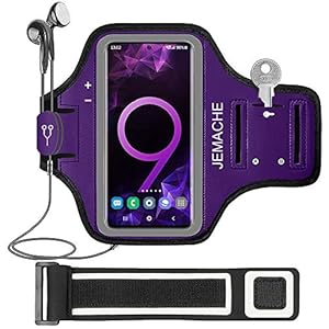 Galaxy S10 S9 S8 Armband, JEMACHE Gym Running Oefeningen Trainingen Telefoon Arm Band voor Samsung Galaxy S10/S9/S8/S7…