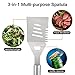 Z ZANMAX BBQ Tools Set, 18 Pcs Stainless Steel Barbecue Accessories BBQ Tongs, Spatula, Fork, Skewers, Corn Holders,Brush, 17'' Kitchen Utensil Grilling Tool Set (Aluminum Case)