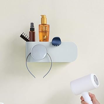 Amazon Com Hair Dryer Holder Hair Care Hanging Rack Organizer