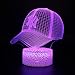 DGLighting Baseball Cap Shape 3D Optical Illusion Smart 7 Colors LED Night Light Table Lamp Gifts