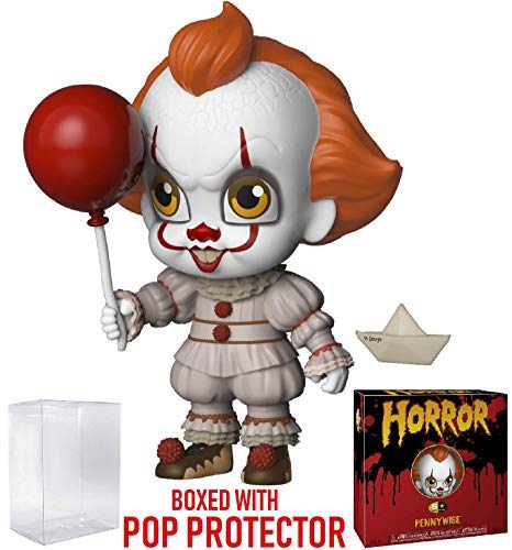 Funko 5 Star Horror: Stephen King's It - Pennywise Action Figure (Includes Pop Box Protector Case)