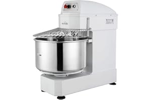 Eurodib LM50T 50-Quart Commercial Spiral Dough Mixer, 220v, White