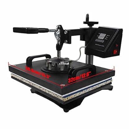 TC-Home Heat Press 5 in 1 Multifunction Sublimation Heat Press Machine Digital Transfer Sublimation T-Shirt Mug Plate Cap Hat W/Transfer Paper - Image 5