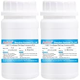 Flexible Urethane Potting Compounds for Electronics 2-Part AB PU Potting Compound Encapsulating Potting Mix,Glue,PCB,Waterproof for Circuit Board White,Clear,Black (130-T Clear Yellowish 270G)