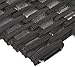Durable Durite Recycled Tire-Link Outdoor Entrance Mat, Straight Weave, 24" x 36", Black primary