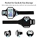 LETSCOM Running Armband for Cellphone, Smartphone Case with Key Holder Compatible with iPhone 8 7 6 6S Samsung Galaxy S10e S9 S8 S7