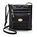 Hot Sale!New!Todaies,Womens Leather Satchel Cross Body Shoulder Messenger Bag 6 Colors 2018 (2422cm, Black)