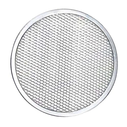 ETHZZLE Aluminum Pizza Pan Non Sticky Baking Plate for Even Cooking Scratch Resistant Kitchen Gadget for Home and Restaurant Use for Pizza Cakes and Bread