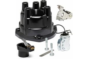Distributor Cap, Rotor, Points, Condenser Ignition Kit for Mercruiser 3.0 2.5 3.7