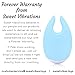 Pixie - Clitoris Vibrator - Magical Sex Toy with 10 Powerful Settings for Women and Couples, Waterproof Body Safe Silicone, Rechargeable, Quiet, by Sweet Vibrations (Sky Blue)