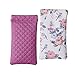 Lucky Leaf Sunglasses Pouch Goggles Case Eyewear Holder Mini Coin Wallet with Cleaning Cloth