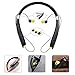 Foldable Bluetooth Headset, NEXGADGET V4.1 Wireless Neckband Bluetooth Headphones, Noise Canceling In-ear Retractable Earbuds for iPhone, Android Cellphones