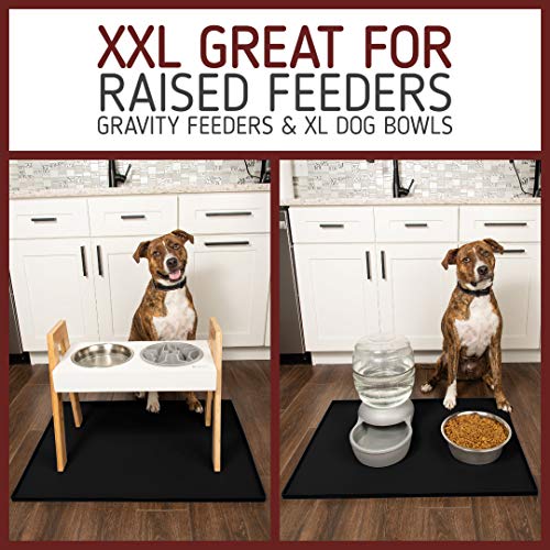 extra large pet feeding mat