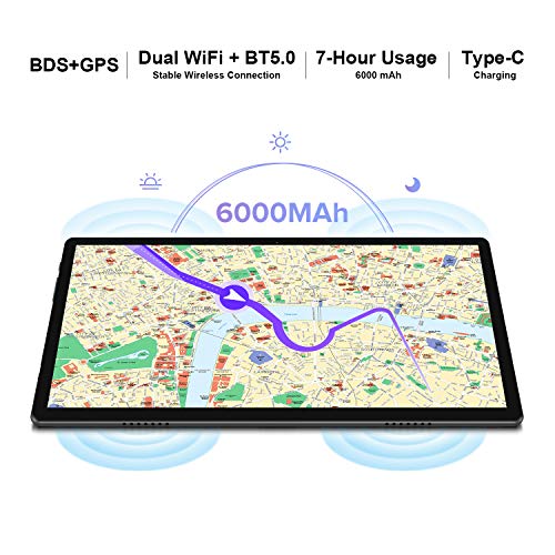 TECLAST 10.1 Inch Android 12 Gaming Tablet,4GB RAM 128GB ROM,Dual SIM TF 1TB Card Slots,HD IPS Screen,2.0GHz Octa-Core Processor,5MP+8MP Dual Camera,6000mAh,Support 4G LTE,WiFi,Bluetooth,GPS - Image 5