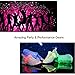 Idea Frames Fiber Optic LED Light Up Shoes for Women Men USB Charging Fashion Sneaker White