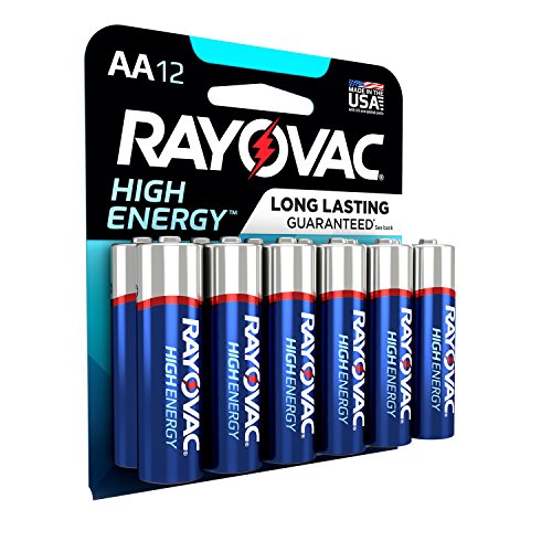 RAYOVAC AA 12Pack High Energy Alkaline Batteries, 81512K in Dubai UAE Whizz Home & Kitchen