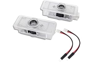 uuakarin 2 Pcs Car Projection LED Projector Door Shadow Light Welcome Light Laser Emblem Logo Lamps Kit Puddle lights for cla class cla45 cla250 e coupe e200 e400 c200coupe cls45 cls300 cls350 cls400