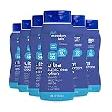Mountain Falls Ultra Sunscreen Lotion, SPF 50 Broad Spectrum UVA/UVB Protection, Compare to Coppertone, 8 Fluid Ounce (Pack of 6)