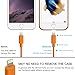 Cambond iPhone 6s Cable 3 Pack, 8 Pin Apple Certified Lightning to USB Cable Durable Stepped Apple Cord Data Sync and Charging Cable 10ft (Green + Blue + Orange)