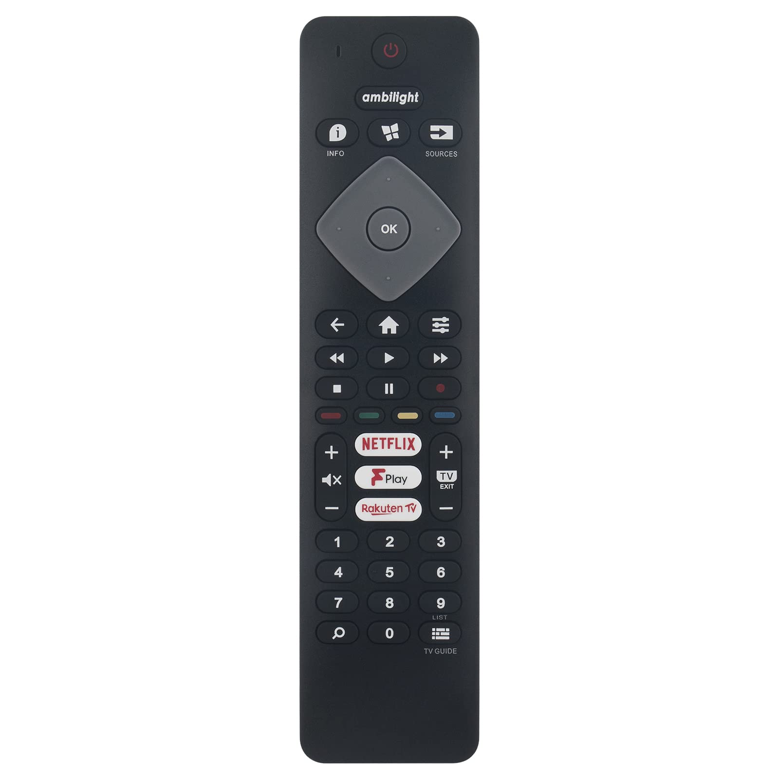 398GR10BEPHN0020BC Sub BRC0884305/01 BRC0884301/01 BRC0884402/01 398GR10BEPHN0017BC Replacement Remote Control Fit for Philips 4K UHD OLED Smart TV 55OLED754/12 65OLED754/12