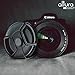 (10 Pcs Bundle) 5 Center Pinch Lens Cap (52mm) and 5 Cap Keeper Leash for Canon, Nikon, Sony and any Other DSLR Camera