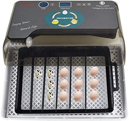 Firya Upgraded Egg Incubator Automatic Incubator, Digital Fully Intelligent Automatic 4-35 Eggs Incubator for Chicken Eggs, Farm Poultry Smart Hatcher for Chickens Ducks Goose Birds Quail Brooder