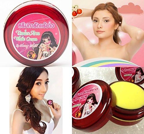 Pack of 2 Cherry White Cream Whitening Lightening Skin Underarm Armpit Bikini Pink Nipple 0.17 Oz. or 5 Grams