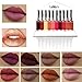 LeMu's Cosmetics 10 Colors Gift Set 100% Natural Moisturizing Lip Gloss Brand Waterproof Long Lasting Matte Lip Glosses Liquid Lipstick Kit