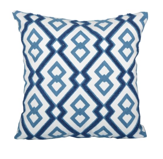 BAOKU Cushion Pillow Cases Embroidered 1pc Blue Classical Embroidered Pillow Covers 18"x18",45x45cm for Pillowcase Square House Sofa Cover