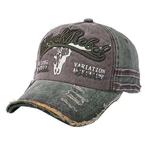 image for Challyhope Classic Fashion Unisex Outdoor Camo Tactical Plain Cadet Ca