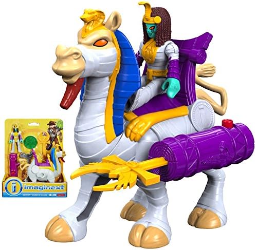 Fisher Price Imaginext Mummy Serpent Queen &amp; Camel Figure 2.5"