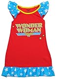 Wonder Woman Big Girls' Dorm, Red, Small (6-6X)
