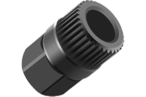 JEUCLEL 33T Socket V-Belt Free Wheel Pulley Removal Alternator Tool, Alternator Decoupler Pulley Tool Compatible with Audi A3 VW Golf Vento Passat Volvo Benz