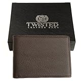 Slim Leather Wallet for Men -Twisted Leather Bags
