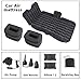 Premium Quality Car Travel Back Seat Inflatable Air Mattress 2 Air Pillows,2 Air Piers,1 Travel Neck Pillow,Mattress and Piers can be Separated so Mattress can be Used Like Normal Camping Mattressthumb 1