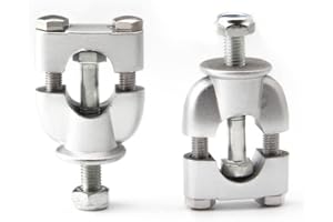 HARIFOGER 22mm 7/8" Motorcycle Handlebar Risers Mount Clamps for Dirt Pit Bike ATV Pack of 2