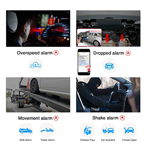 GOLOPHY Car Tracker Device-Lifetime Free Tracking Real Time 3G GPS Tracker Car Tracking Device Hidden Outdoor Strong Magnet Gear Waterproof Locator for Fleet Vehicle Motorcycle Truck Magnets 6000mAh - Thumbnail 3
